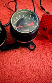 کیلومتر و چراغ خطر موتور CG
