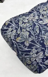 پارچه طرح خزان باتیک هندی وارداتی نخی