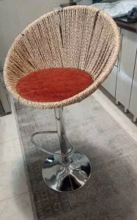 صندلی حصیری جک دار اپن