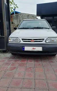 پراید سفید مدل ۸۲ بی ضربه بی رنگ بدون پوسیدگی