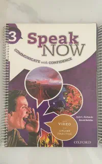 کتاب زبان اسپیک نو speak now   ۳،۴