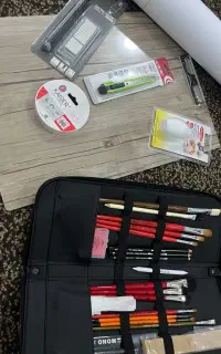 وسایل سیاه قلم کلا ۲بار استفاده