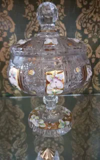 سه عدد بلور طلاکوب چک اصل