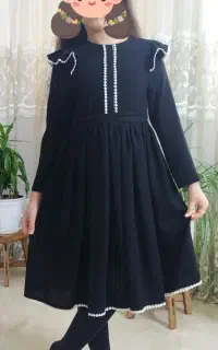 پیراهن مشکی دخترانه
