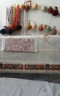 فرش نیمه ‌کاره