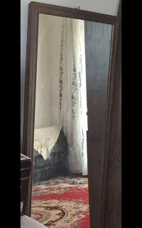 دو عدد آینه با قاب ام دی اف چوبی ۱۶۰ در ۸۰