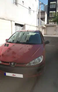 پژو ۲۰۶ وی ۸ مدل ۹۲ شاسی پلمپ