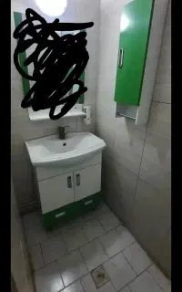 روشویی پی وی سی با شیر آب و...