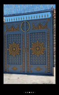 تانکر درب حیاط کلیه لوازم باغی آهنی