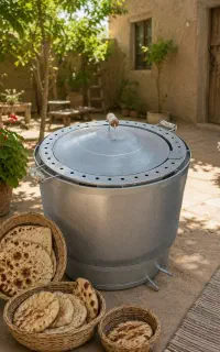 تنور اصفهان حاج غلامی