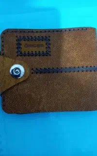 کیف پول چرم طبیعی بز