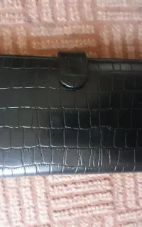 کیف دسته چک و پول و جای کارتی چرمی