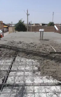 اجرای  استخر سقف ستون