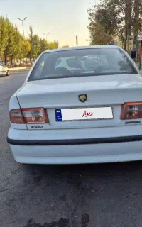 سمند سفید LX مدل ۹۲