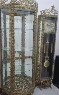 بوفه، ساعت، میز تلفن برنز