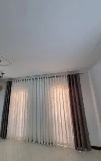 پرده حریر و کتان