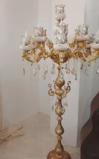 لوستر کنار سالنی 7 شاخه دوبل