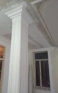 نصب دیوارگچی جدا کننده ودرب ضدسرقت وگچکاری