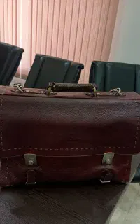 کیف اداری چرم طبیعی دست دوز مردانه