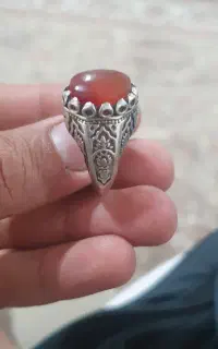 انگشتر عقیق خوش رخ