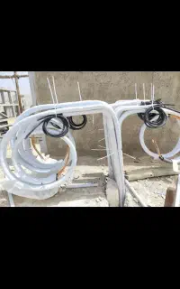 اسپلیت،کولر گازی (لوله کشی پروژه های ساختمانی )