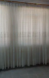 پرده سه در سه در حد نو استر دار