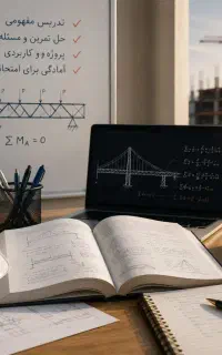 تدریس خصوصی و آنلاین مهندسی عمران کارشناسی و ارشد