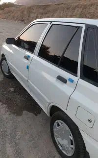 پراید ۱۱۱ سفید ۹۷عروسک