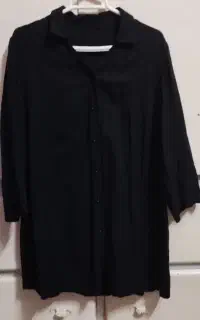 شومیزمانتوزنانه کاملامشکی مشکی