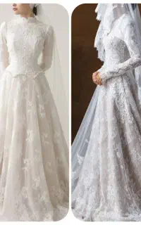 لباس عروس محجبه