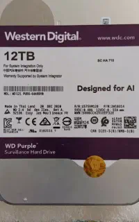 هارد WD purple 12t