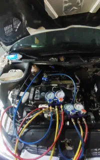 گازگیری کولر خودرو و تعمیر کولر خودرو و برق کاری