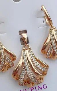 بورس بدلیجات طرح طلا رنگ ثابت ضد حساسیت ژوپینگ