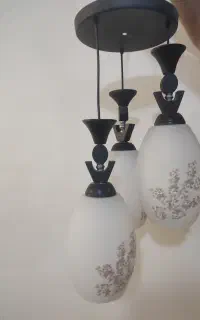 لوستر سه شاخه با طرح زیبا