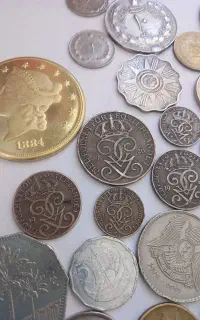 58 عدد سکه قدیمی و کلکسیونی