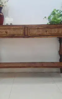 میز کنسول چوبی