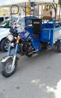 باربندموتور سه چرخه با چادر وسایبان