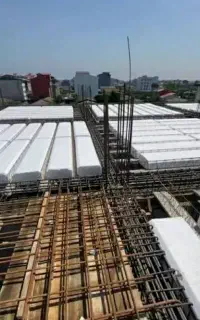 آرماتور  بندی سقف  اسکلت فلزی