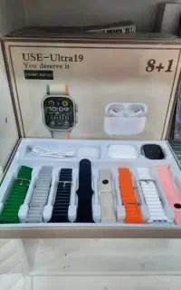 پک ساعت هوشمند Ultra 19 + ایرپاد بی‌سیم