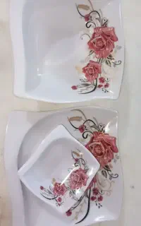 چینی ملامین و مرغ خوری