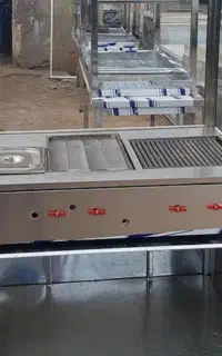 فر ساندویچی دو عدد یخچال وسایل کامل  کبابی ساندویچ
