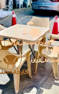میز و صندلی پلاستیکی مدل معصوم ناهارخوری غذاخوری
