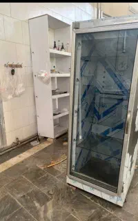 یخچال ویترینی تک درب استیل