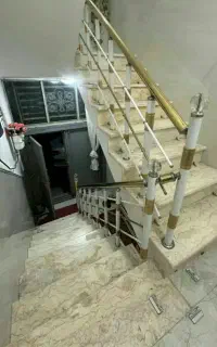 نصب نرده استیل و کاغذ دیواری