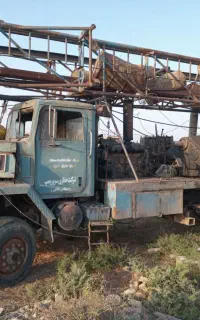 حفاری و ازمایش پمپاژ چاه عمیق