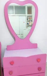 سرویس خواب و میز تحریر و صندلی دخترانه