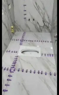 کاشیکار کاشی کار کف بدنه چسبی سیمانی پله خورده کار