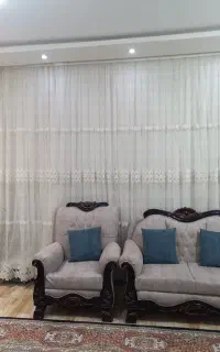 پرده سالن حریر