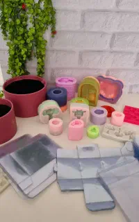 جعبه طلقی و باکس گل و قالب سیلیکونی