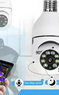 نگهبان قدرتمند خانهات/دوربین لامپی چرخشی مدلTitan